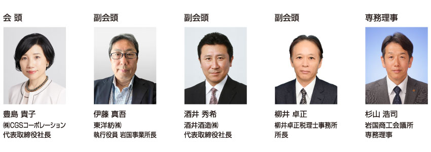 正副会頭名簿