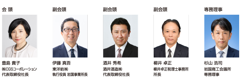 正副会頭名簿