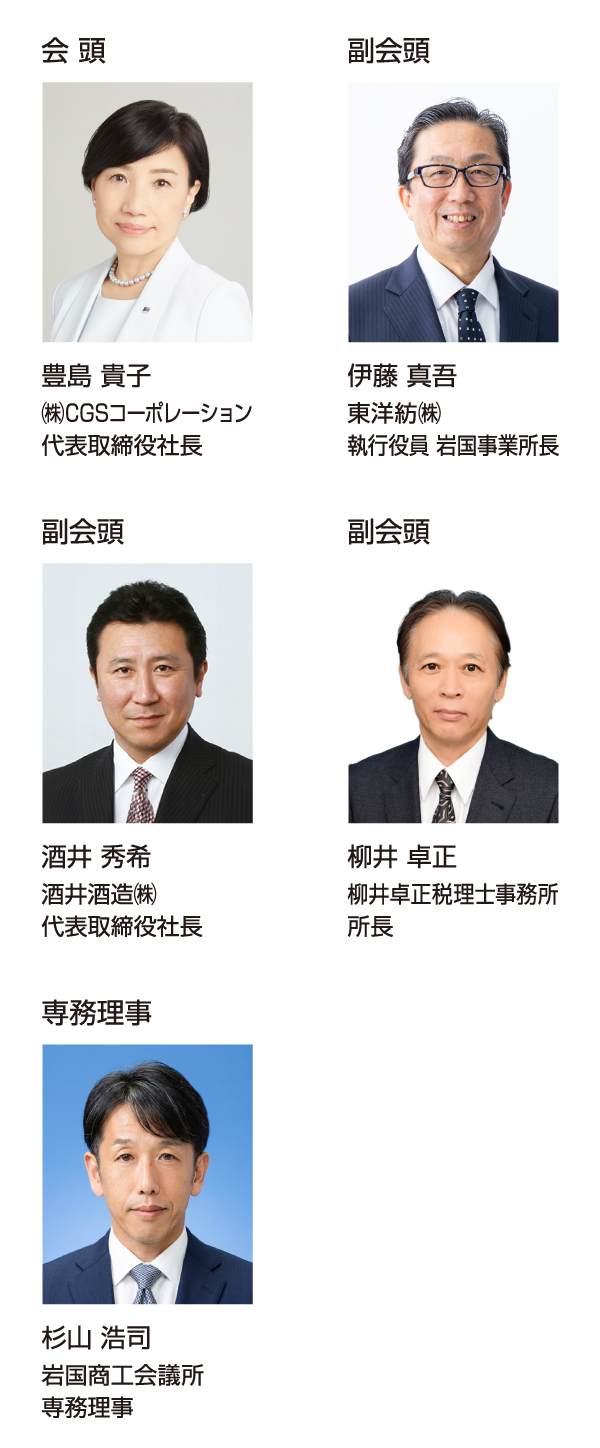 正副会頭名簿